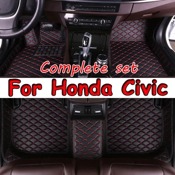 Araba Honda Civic İçin 6th Ferio EJ EK EM Sedan 1999 2000 Lüks Araba Paspaslar Sol Veya Sağ El Sürücü Araba Aksesuarları