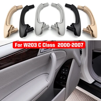 Araba Ön / Arka / Sol / Sağ İç İç Kapı Çekme Taşıyıcı Kapakları Kolları Trim için Mercedes Benz W203 C Sınıfı 2000-2007