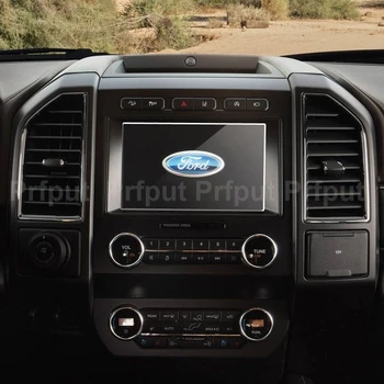 Temperli cam ekran koruyucu film Ford Expedition 2020 İçin Araba radyo GPS Navigasyon İç aksesuarları