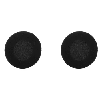 Kulaklık için Köpük Ped Kulak Yastığı Kapağı (Siyah, 50mm, 2'li Paket)