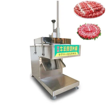 Elektrikli Kesim Koyun Eti Rulo Makinesi Dondurma Sığır et dilimleyici Çok Fonksiyonlu Sert Sebze kesme Makinesi