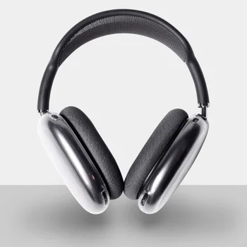 Yeni Şeffaf Silikon Yumuşak TPU Koruyucu Kılıf Airpods İçin Max kablosuz kulaklık Kulaklık Aksesuarları Temizle Kapak Kabuk