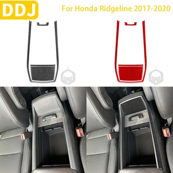 Honda Ridgeline için 2017 2018 2019 2020 Aksesuarları Karbon Fiber Araba İç Merkezi saklama kutusu Çerçeve Trim Sticker Dekorasyon