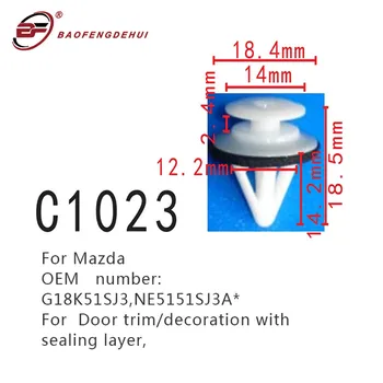Klipler Raptiye Mazda G18k51sj3, Ne5151sj3a kapı pervazı Sızdırmazlık Tabakası Konumlandırıcı