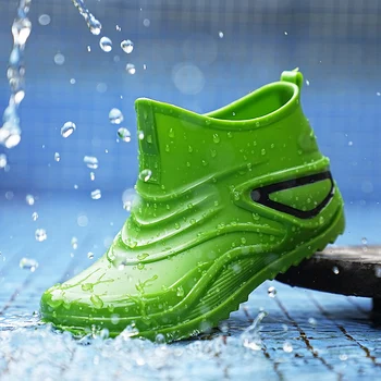 Çocuk yağmur ayakkabıları Su Geçirmez yürüyüş botları Slip-Ons plaj ayakkabısı Çocuk Açık Ayakkabı Hafif Anti-skid