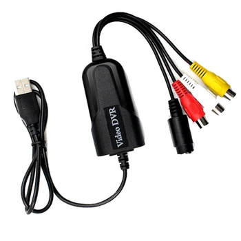 CVBS Dönüştürücü USB Video Yakalama Kartı USB 2.0 Ses Video Adaptörü Aksesuarları Bilgisayar DVD Kamera İçin