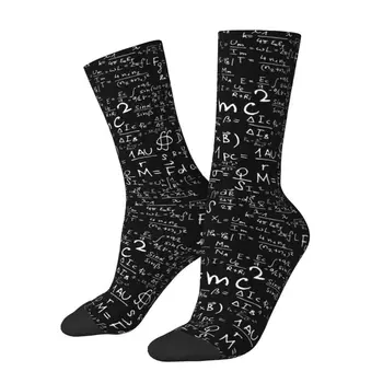 Fizik Denklemleri erkek Mürettebat Çorap Unisex Eğlenceli 3D Baskılı Geek Bilim Matematik Elbise Çorap
