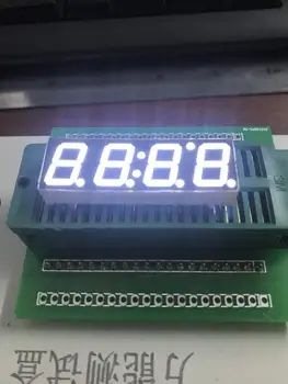 0.39 İnç 4Bit 7 Segment LED Saat Dijital Tüp Ortak Katot / Anot Segment Ekran Beyaz DIY 7Pin elektronik tahta