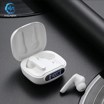 AKGJabra T18 bluetooth kulaklıklar ANC kablosuz kulaklıklar HiFi Ses Su Geçirmez Spor Kulaklık Dahili Mikrofon Kulaklık LED Ekran