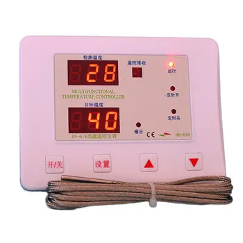 HS-618 Kurutma fırını 1~999 ° C yüksek güçlü sıcaklık kontrol cihazı, perma makinesi için dijital ekran sıcaklık kontrol cihazı