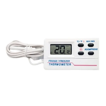 Dijital Buzdolabı Termometre Kapalı Açık sıcaklık ölçer LCD Buzdolabı Dondurucu Termometre Ev Restoran Bar için