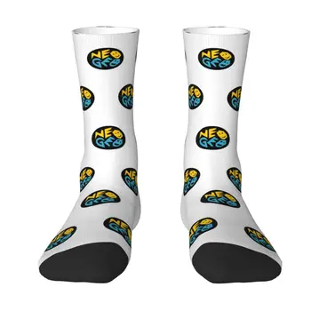 Komik Erkek Neogeo Arcade Elbise Çorap Unisex Sıcak Rahat 3D Baskı Ekip Çorap