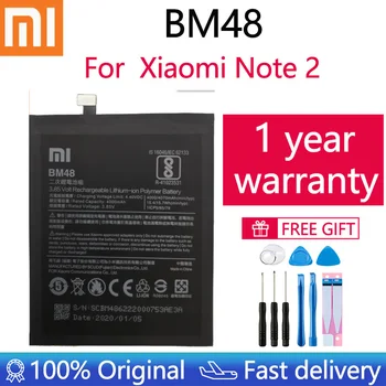 Orijinal Telefon Pil için Mi Note2 Pil Xiaomi Mi Not 2 BM48 Piller Bateria Xiaomi Note2 + Hediye Araçları