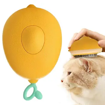 Kedi Fırça Bir Düğme Kedi Saç Çıkarıcı Masaj Kediler Tarak Ergonomik Pet Bakım köpek fırçası Otomatik Kediler Tarak Evcil Hayvan Ürünleri