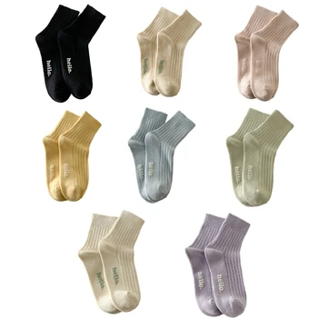 Ayak Bileği Çorap %2023 Pamuklu Patik Çorap Basit Moda Çorap Yumuşak Buzağı Çorap T8NB