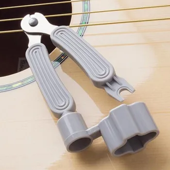 Gri gitar teli Sarıcı anahtarı aleti Metal + ABS Pin Beyaz Değişim Turuncu 3 İn 1 30g Köprü Dayanıklı Yüksek Kaliteli
