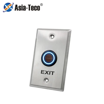 Paslanmaz Çelik kapı zili anahtarı Dokunmatik Panel Erişim Kontrolü İçin Elektrikli Kilit Kapı Çıkış Basma Düğmesi