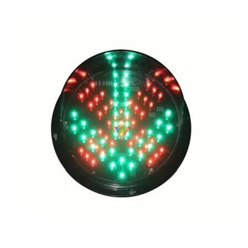 200mm kırmızı çapraz yeşil ok LED trafik ışığı modülü DC12V veya DC24V LED trafik sinyal ışığı yedek otoparklar