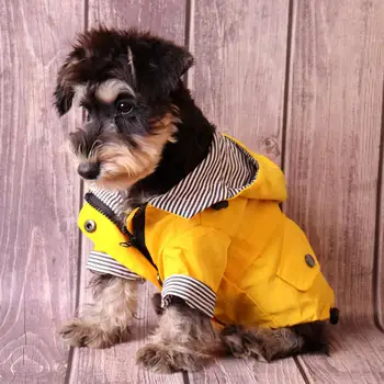Şık Pet Köpekler Yağmurluk Sevimli Cilt dostu Pet Yağmur Ceket Moda Pet Köpekler Kapşonlu Yağmurluk