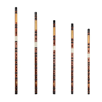 77HC Yüksek Kaliteli Bambu Flüt Profesyonel Nefesli Flüt Müzik aletleri E F Anahtar Çin dizi Enine