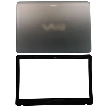 Siyah Laptop Çantası Sony Vaio SVF15 SVF152 SVF153 SVF152A23T SVF15 FIT15 Dizüstü Olmayan Dokunmatik LCD arka kapak / Ön Çerçeve / Menteşeler