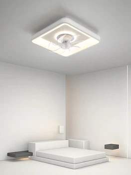 Çocuk LED Tavan Lambası fan lambası İçin Kullanılan Yemek Odası Oturma Odası Yatak Odası Beyaz Kısılabilir Uzaktan Kumanda Ev Dekorasyon