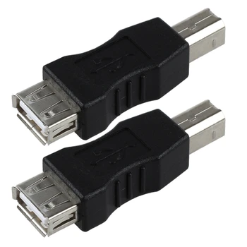 2X USB Tip A Dişi USB Tip B Erkek Adaptör