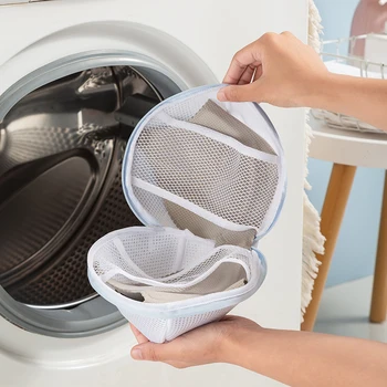 Sutyen çamaşır torbası s Çamaşır Makinesi Anti-deformasyon Sutyen Saklama Torbaları Katlanır çamaşır torbası İç Çamaşırı Koruma Fermuarlı çamaşır torbası s
