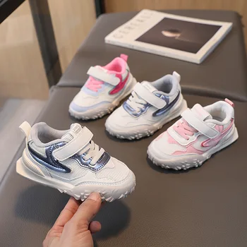 Çocuk ayakkabıları Toptan çocuk Sneaker Erkek Nefes Örgü ayakkabı Kız Ayakkabı İlkbahar ve Sonbahar Yeni Bebek Çocuk Moda