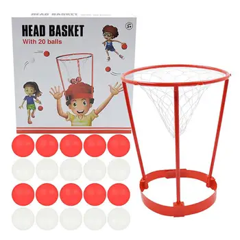 Kafa Çember Basketbol Parti Oyunu Çocuklar Ve Yetişkinler İçin Karnaval Oyunu Ayarlanabilir Sepet Net Kafa Bandı Karnaval Parçası