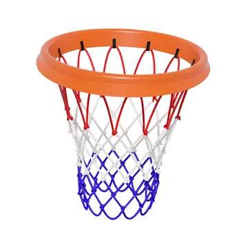 Basketbol potası ve Net Seti Hava Koşullarına Dayanıklı Asılı basketbol potası ağı Çerçeve Basketbol Sahası için Kapalı Açık Spor Hediyeler