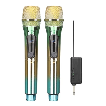 Kablosuz Mikrofon, Elde Taşınabilir Dinamik Mikrofon Kablosuz Mikrofon Sistemi, Şarj Edilebilir Alıcılı Set