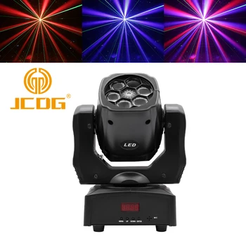 JCDG Mini arı göz hareketli kafa lazer ışığı RGBW 4in1 yeşil lazer DMX512 DJ disko düğün Yapmak sıcak satış sahne ışıkları