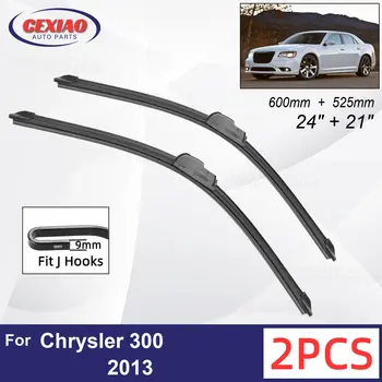 Araba sileceği Chrysler 300 2013 Için Ön Cam Silecek Lastikleri Yumuşak Kauçuk Cam Silecekleri Otomatik Ön Cam 24