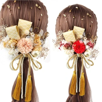 Düğün Saç Sopa Japon Stereo Çiçek Kadın Tatil Düğün Mezun saç aksesuarı Çok Yönlü