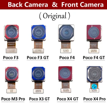 Orijinal Xiaomi Poco F3 F4 X3 X4 GT M3 X4 Pro Ön kamera kablosu İle Arka Arka Kamera Modülü Flex Kablo