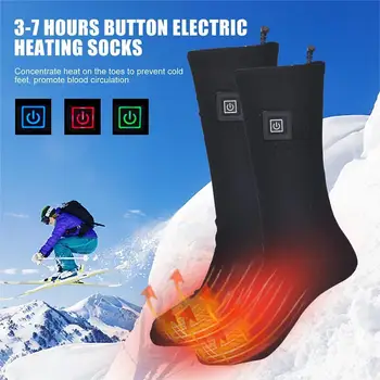 Kış ısıtmalı Çorap erkek kadın termal ısıtma Thermosocks ayak ısıtıcı Elektrikli Çorap sıcak tutan çoraplar Trekking Kayak Bisiklet Açık