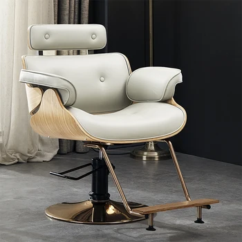 Güzellik berber koltuğu Berber Profesyonel Kuaförlük pedikür sandalyesi Döner Kozmetik Sillo De Barberia salon mobilyası CY50BC