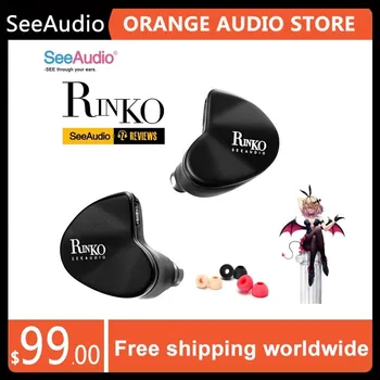 SeeAudio x Z İncelemeleri Rinko IEM 1 Dinamik Sürücü + 1 Düzlemsel Sürücüler Kulak İçi Monitörler Kulaklık Hibrit Sürücüler HiFi Kulaklık