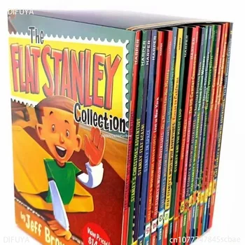 19 ADET / takım Düz Stanley Koleksiyonu Küresel Macera çocuk Resim İngilizce Okuma Kitabı çizgi Roman Kurgu Çocuklar Hediye