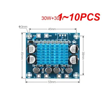 1~10 ADET Çift Kanallı Mini Dijital Ses güç amplifikatörü Kurulu XH-A232 Mp3 Amplifikatör D Sınıfı Küçük güç amplifikatörü Devre