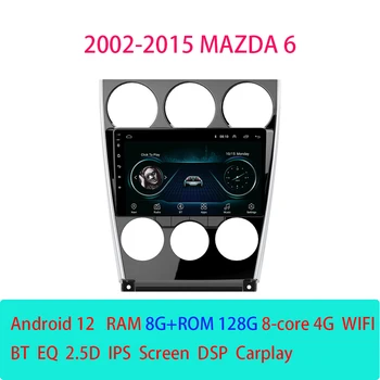 V1pro AI Ses Android otomobil radyosu Mazda 6 2002-2015 için Carplay 4G Araba Multimedya GPS autoradio