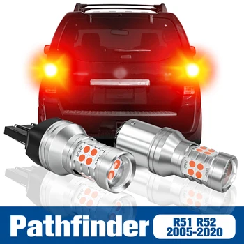 2x led fren İşığı Ampul Lamba Aksesuarları Canbus Nissan Pathfinder İçin R51 R52 2005-2020 2009 2010 2011 2012 2013 2014 2015 2016