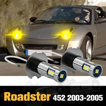 2 adet Canbus LED Sis İşık Lambası Aksesuarları Akıllı Roadster 452 2003 2004 2005