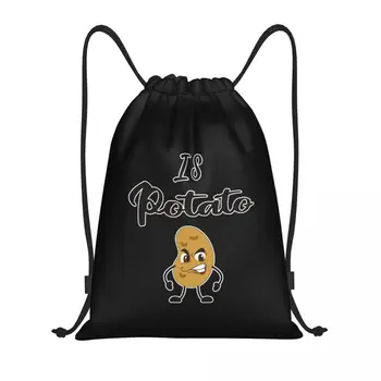Patates geç gece Talk Show kızgın Kawaii patates ipli çanta spor çanta sıcak hafif mi