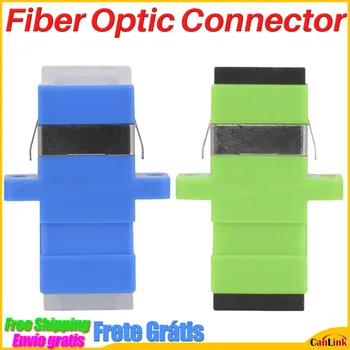 50 - 500psc Fiber Optik Konnektör Adaptörü SC / UPC SM Flanş Tek Modlu Simpleks SC-SC APC Çoğaltıcı