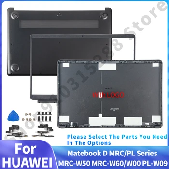 Orijinal LCD Arka Kapak İçin HUAWEİ Matebook D MRC MRC-W50 MRC-W60 / W00 PL-W09 Ön Çerçeve Alt Kasa Siyah Değiştirme