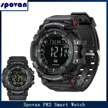 SPOVAN PR2 Smartwatch Açık Spor Smartwatch Su Geçirmez Çalışma Süresi Bluetooth Kalori Sayacı Dijital Çok fonksiyonlu Reloj