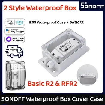 SONOFF Su Geçirmez Kapak Kutusu IP66 Kasa Bağlantı Kutusu İle Uyumlu Sonoff Temel / RF / Güç / Çift / TH10 / TH16 Akıllı Ev WiFi Anahtarı