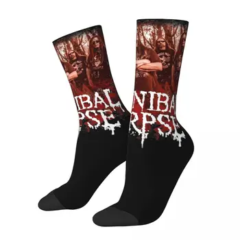 Casual Cannibal Corpse spor çorapları Polyester Orta Tüp Çorap Kadın Erkek